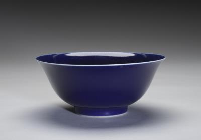 图片[3]-Bowl with cobalt blue glaze, Qing dynasty, Qianlong reign (1736-1795)-China Archive